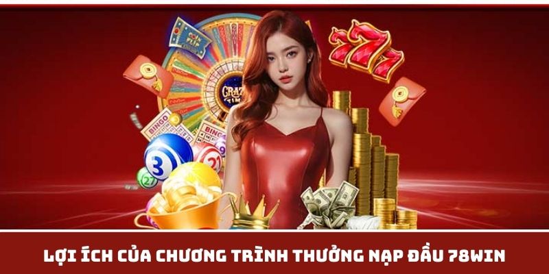 Lợi ích của thưởng nạp đầu 78Win